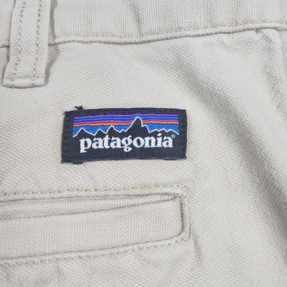 Patagonia Pants Mens 38x31 Beige Khaki Organic Cotton Chino Straight Leg Casual - Picture 13 of 16